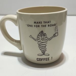 Vintage 80's " RARE" E Systems "Make That One For The Road" coffee mug